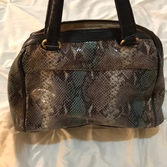 Tahari Reptile Print Purse - Picture 2 of 2